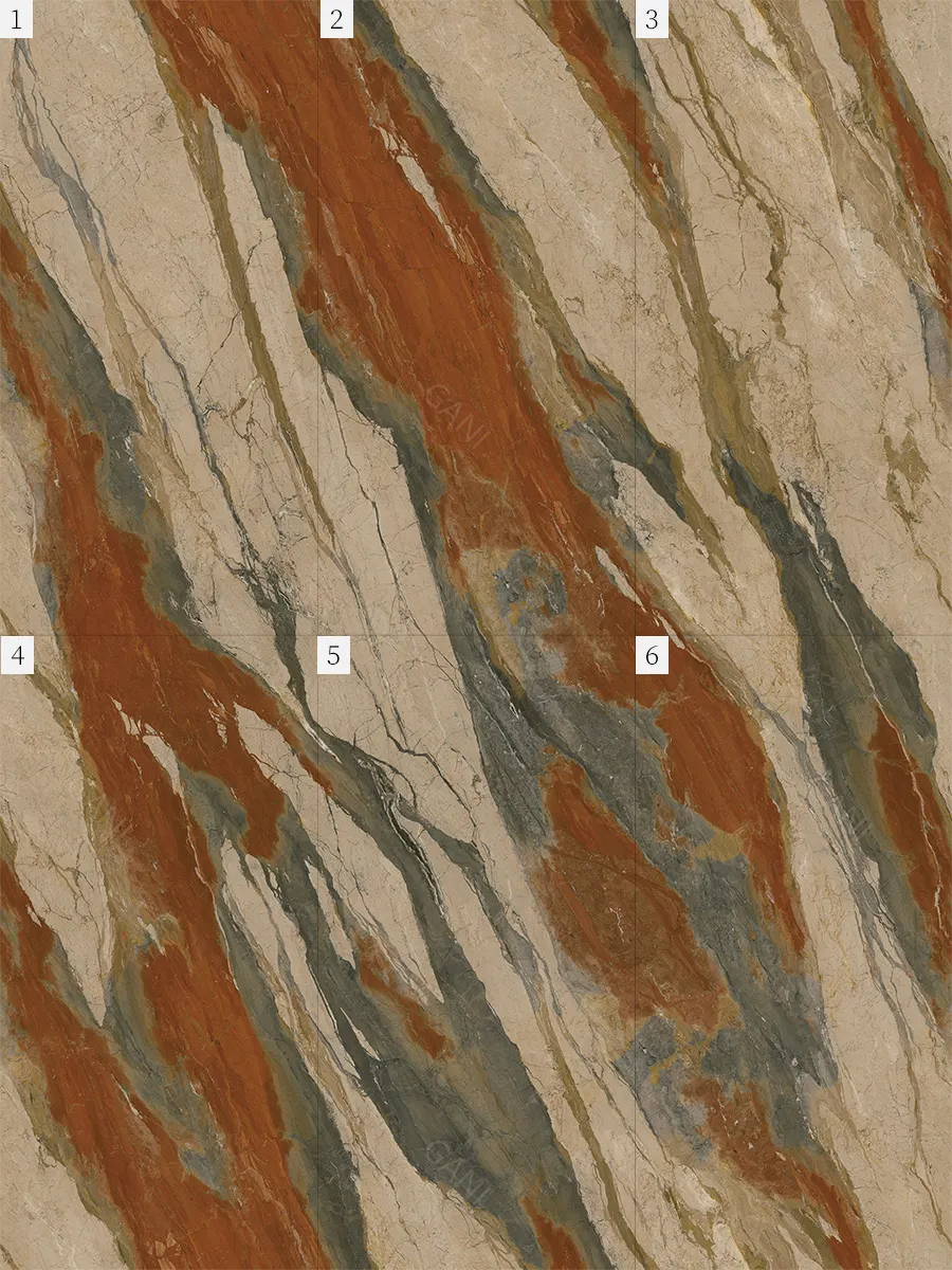 GANI BRECHE FANTASTIQUE — Beige+Red